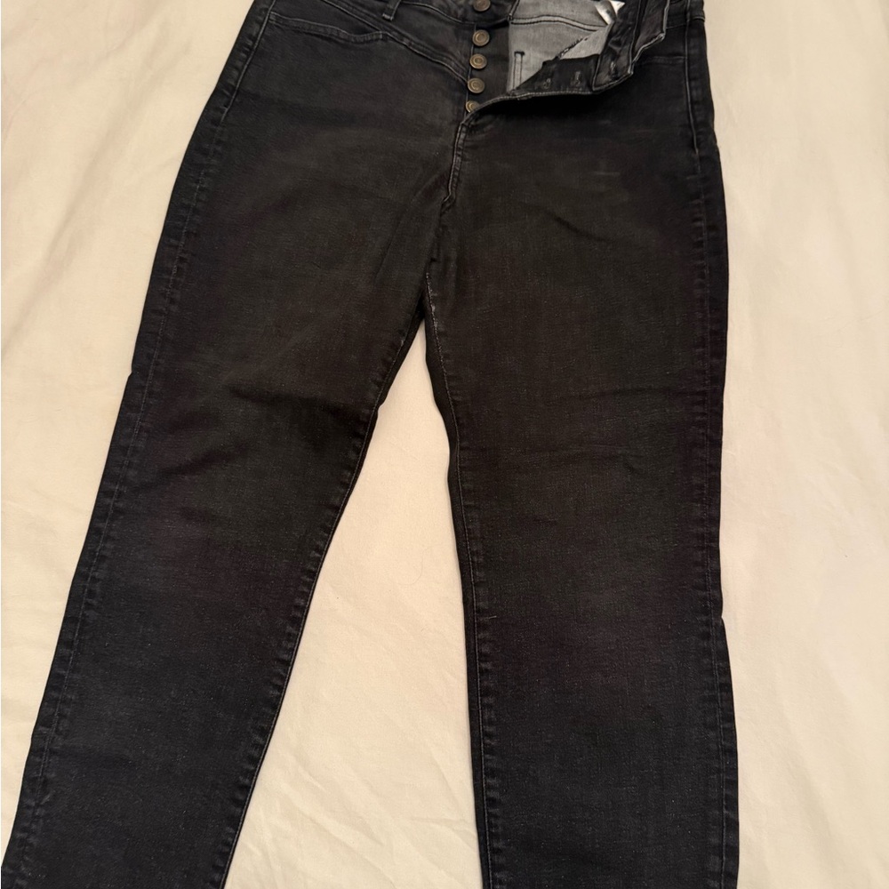 High Rise Black Jeans - Picture 2 of 3